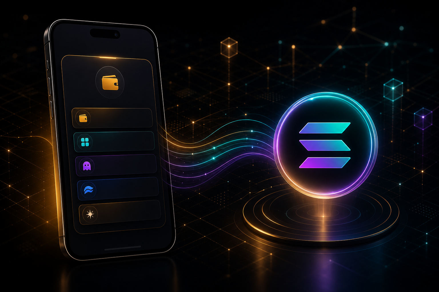 Fafnir Solana wallet connect panel